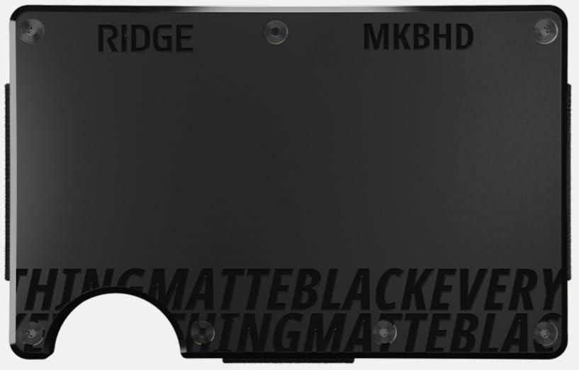 Ridge Wallet for Men - Slim RFID Protected Front Pocket Wallet