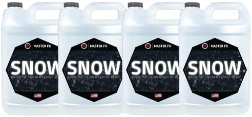 Master FX Snow Fluid - Non-Toxic Snow Machine Fluid for Events