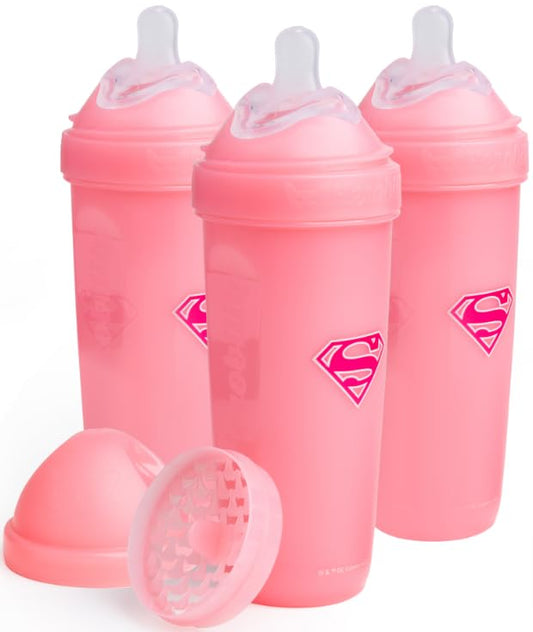 Herobility 3-Pack Anti-Colic Baby Bottles