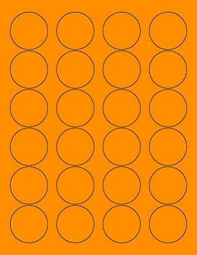 Neon Color High Light Fluorescent Labels for Laser & Inkjet