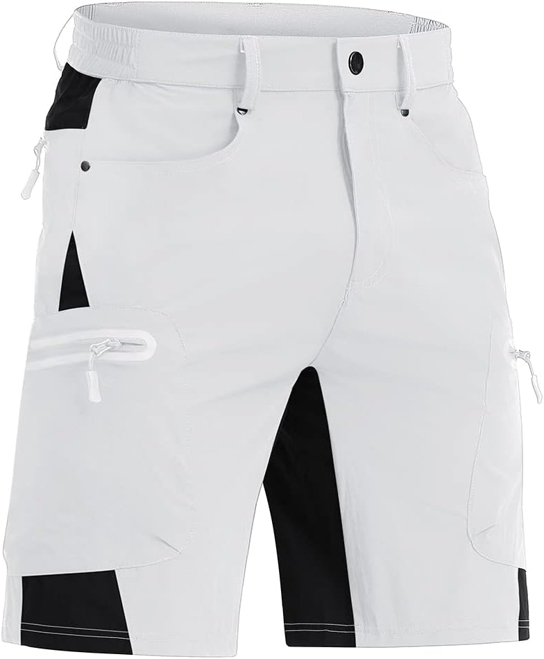 CRYSULLY Men's Hiking Cargo Shorts Lightweight Quick Dry Design