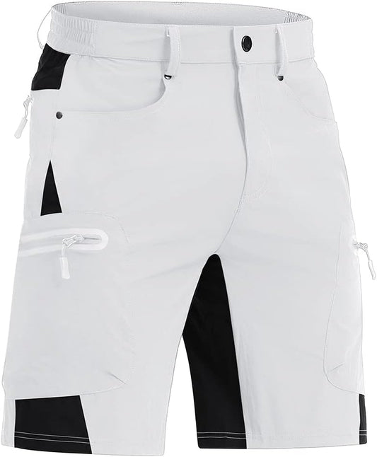 CRYSULLY Men's Hiking Cargo Shorts for Outdoor Summer Fun