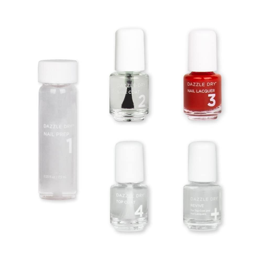 Dazzle Dry Mini Kit 4 Step System for Flawless Manicures