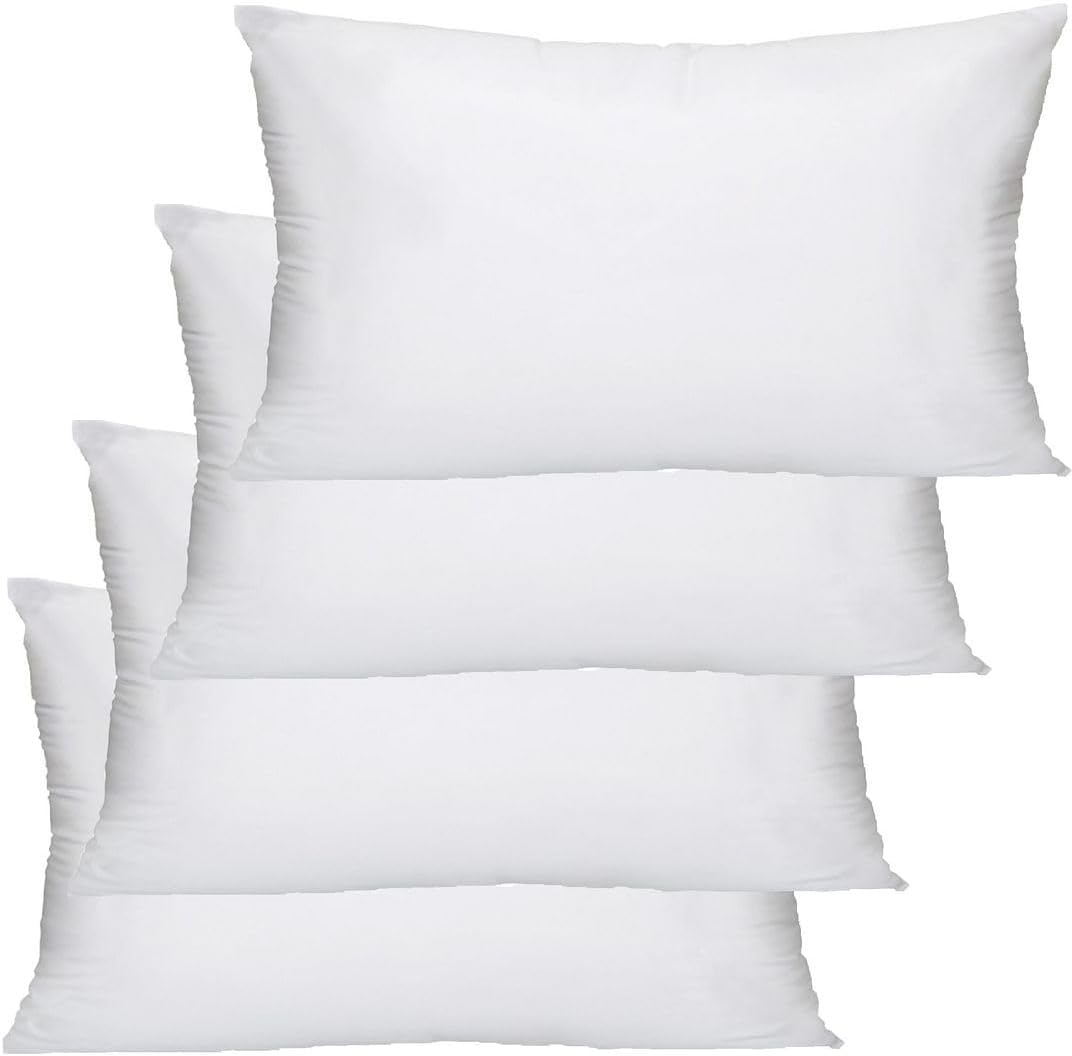 MoonRest Premium Lumbar Decorative Throw Pillow Insert Pack of 4
