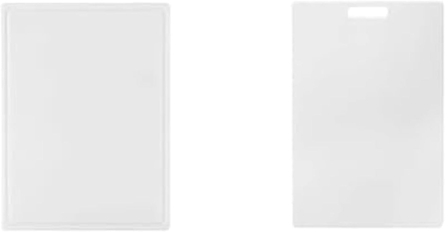 Reversible Poly Cutting Boards with Juice Groove and Grip Handle