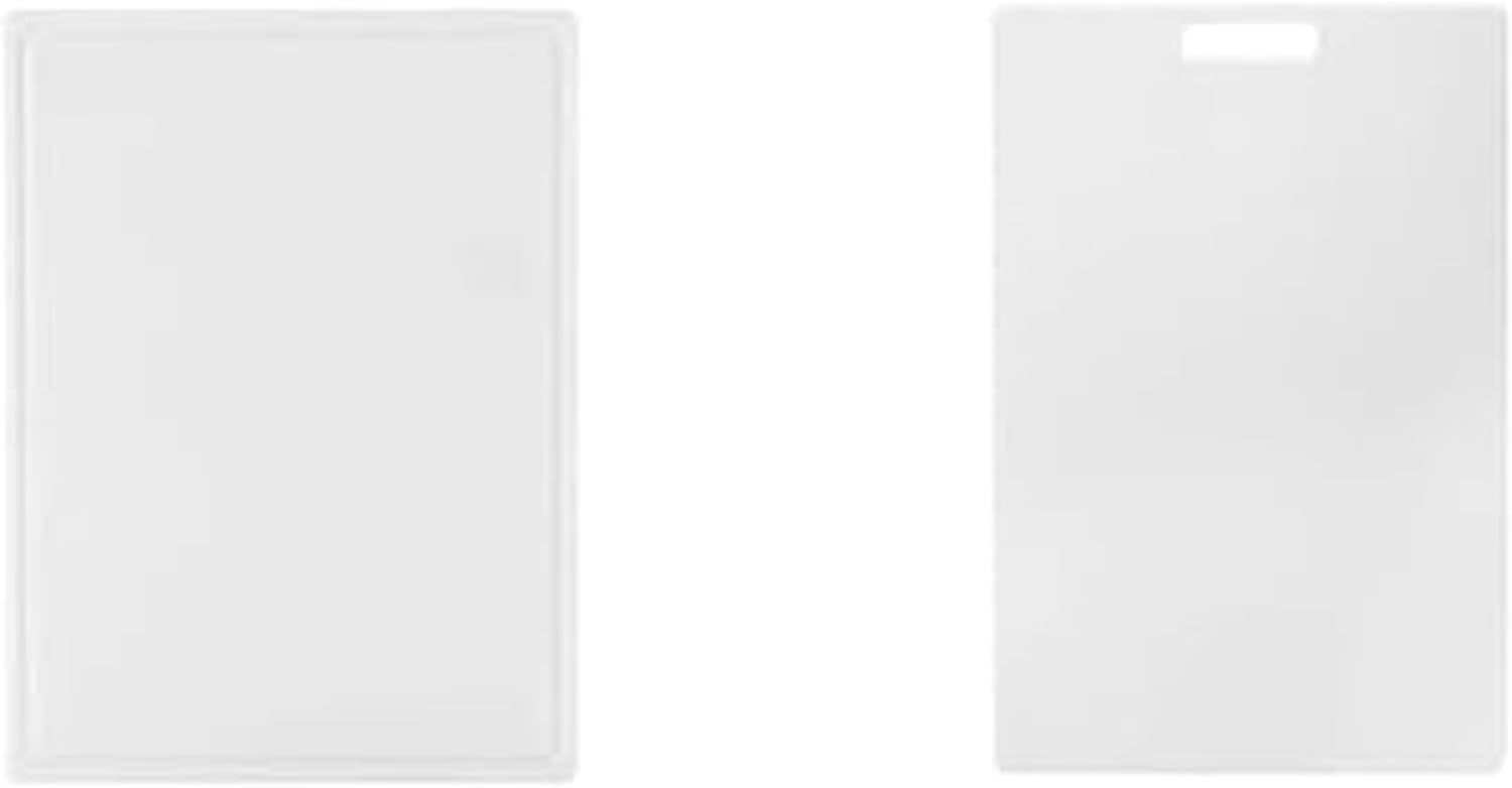 Reversible Poly Cutting Boards with Juice Groove and Grip Handle