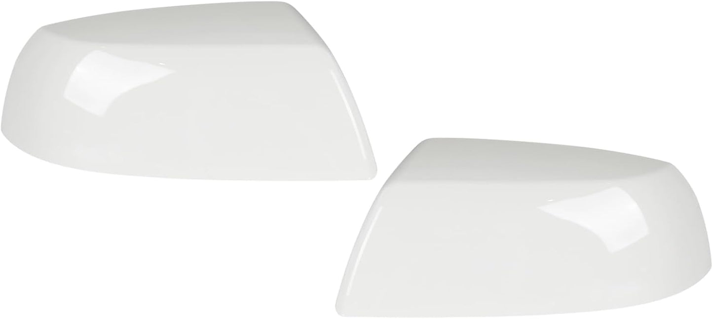 White Outer Rear View Mirror Cover for Toyota Tundra & Sequoia