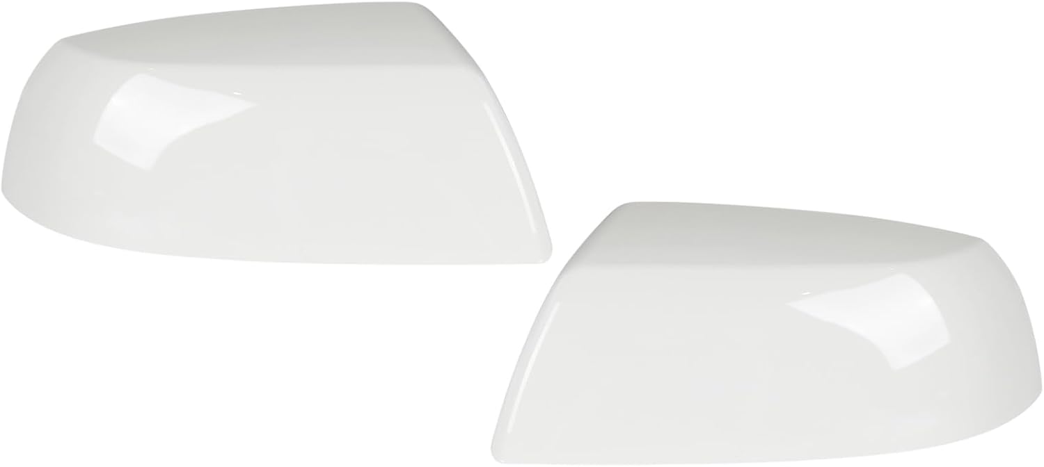 White Outer Rear View Mirror Cover for Toyota Tundra & Sequoia