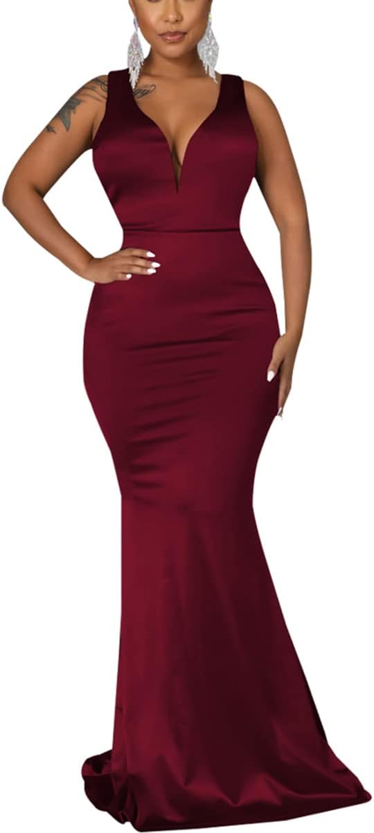 JTNFairy Women's Sexy Sleeveless One Shoulder Bodycon Dress