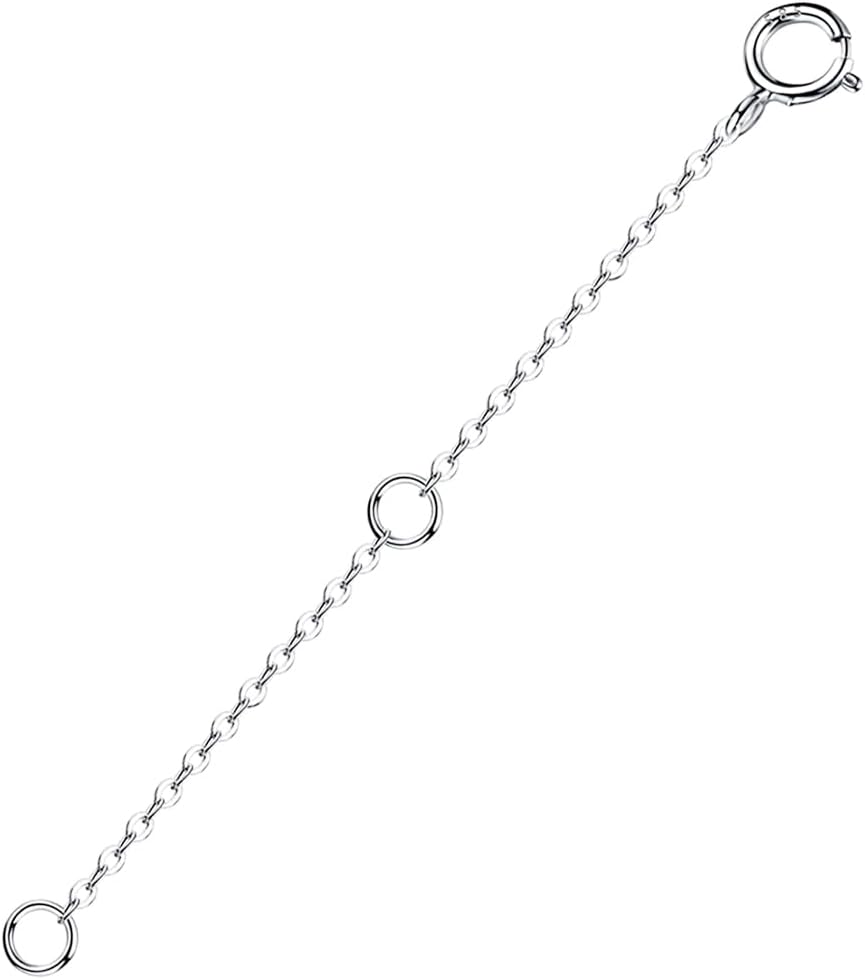 14K Solid Gold Necklace Extender for Adjustable Jewelry Length