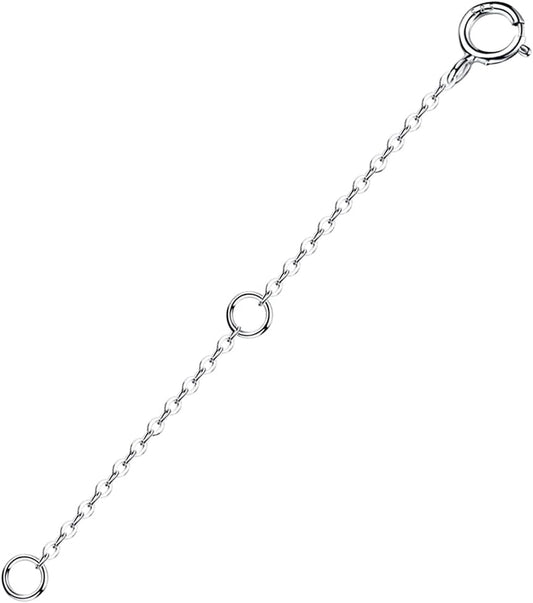 14K Solid Gold Necklace Extender for Adjustable Jewelry Length