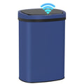 13 Gallon Touchless Trash Can - Deep Blue Stainless Steel