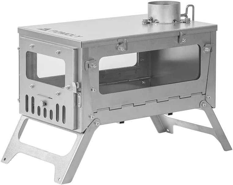 POMOLY Titanium Hot Tent Stove | Solo Camping Must-Have