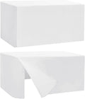 Fitted Table Covers 96 x 30 in 2 Pack - Clean, Wrinkle Resistant Look
