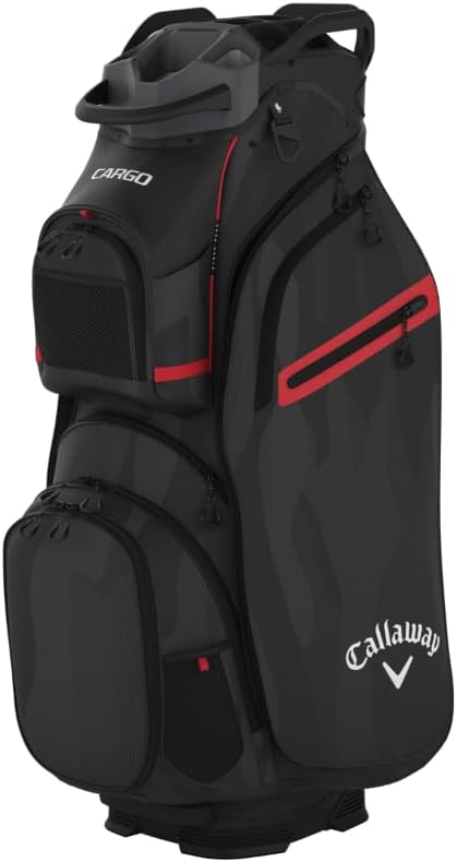 Callaway Golf Cargo Cart Bag with 14-Way Shaft Shield Top