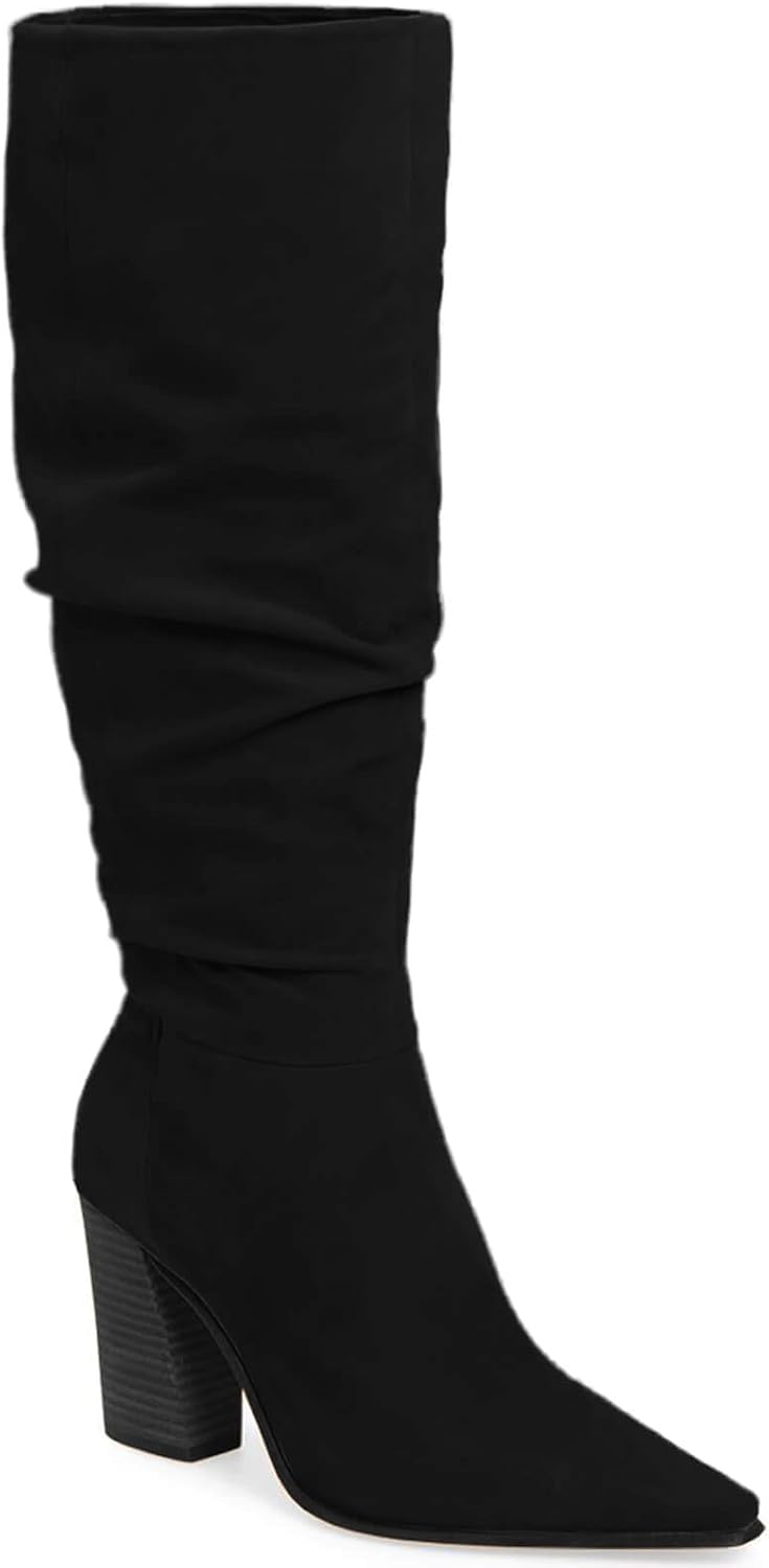 Stylish Knee High Boots for Women with Chunky Heel Design