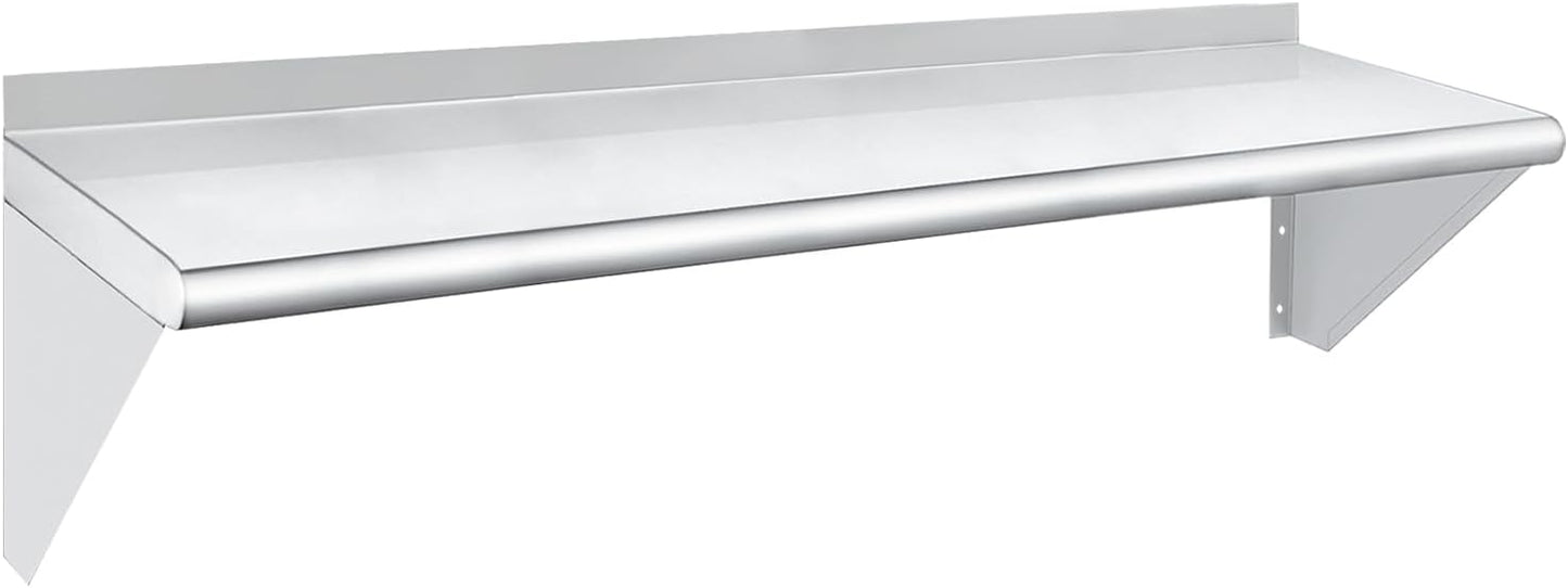 HARDURA Stainless Steel Shelf 12in x 48in for Kitchen and More