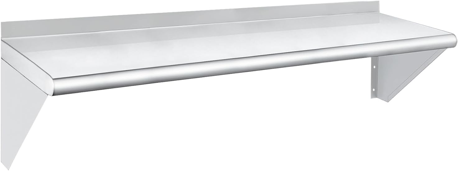 HARDURA Stainless Steel Shelf 12in x 48in for Kitchen and More