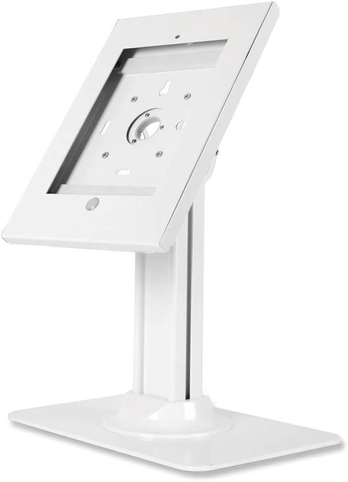 Lockable Countertop Kiosk Stand for iPad with Adjustable Tilt