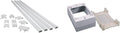 Legrand Wiremold Cordmate II 10 ft 12-Piece Cord Cover Kit - Clean