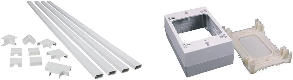 Legrand Wiremold Cordmate II Cord Cover Kit for Easy Cable Management