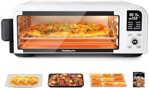 Beelicous Pro 19QT Air Fryer Toaster Oven - 550F Flavor-Lock Technology!