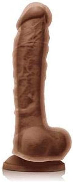 Colours Dual Density 8 Dildo Brown - Ultimate Pleasure Experience