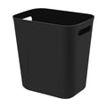 Plastic Small Trash Can 3.5 Gallon - Compact Rectangular Wastebasket