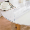 47 in Round Clear Table Cover Protector - Thick Waterproof Vinyl