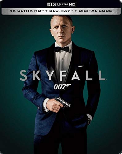 Skyfall Steelbook 4KUHD Blu-ray Digital - Ultimate Collector's Edition