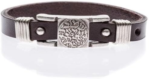 Handmade Adjustable Leather Religious Charm Bracelet for All