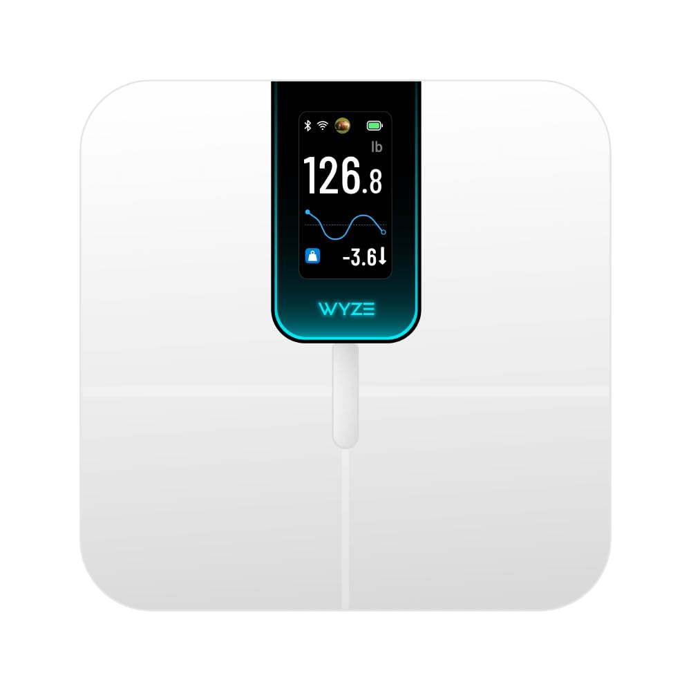Smart Scale Ultra with 4.3 Inch Display for Body Metrics