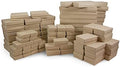 100-Pack #99 Cotton Filled Cardboard Jewelry Boxes - Kraft Brown