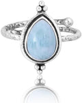 PANOPLY 925 Sterling Silver Hammered Oxidized Adjustable Ring