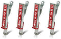 Car Wash Mat Clamps Red 4 Pack - Heavy Duty Mat Holders for Drying