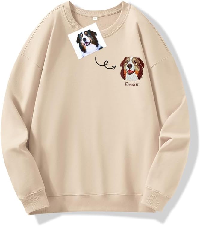 Personalized Pet Face Sweatshirt by Farinido