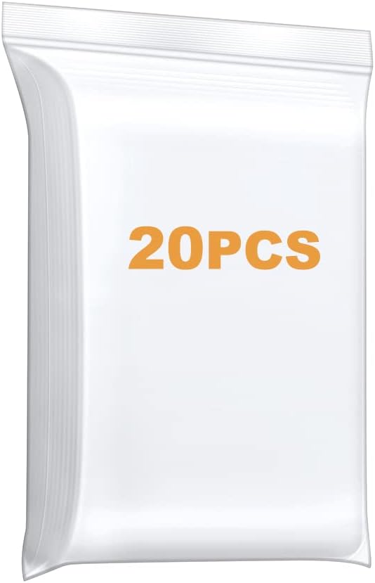 Large Thick 4 Mil Clear Zip Poly Lock Bags for Storage Needs
