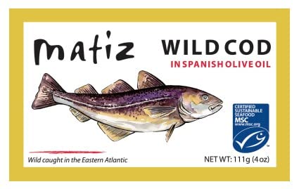 Matiz Wild Cod in Olive Oil - Artisan Spanish Fish Pack