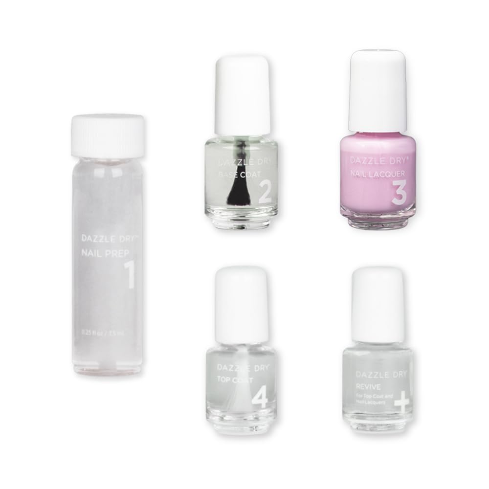 Dazzle Dry Mini Kit 4 Step System for Perfect Manicures