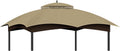 10x12 Replacement Gazebo Canopy Top Cover Khaki - Fits Allen Roth