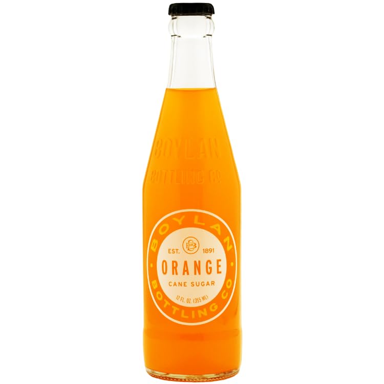 Boylan Bottling Craft Cane Sugar Soda - Refreshing Orange Flavor