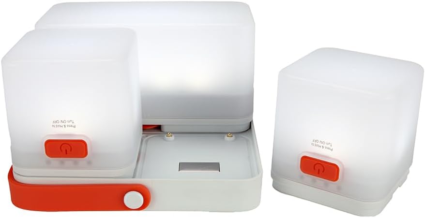 LuminAID Trio Solar Cube Lanterns - Versatile LED Light for All