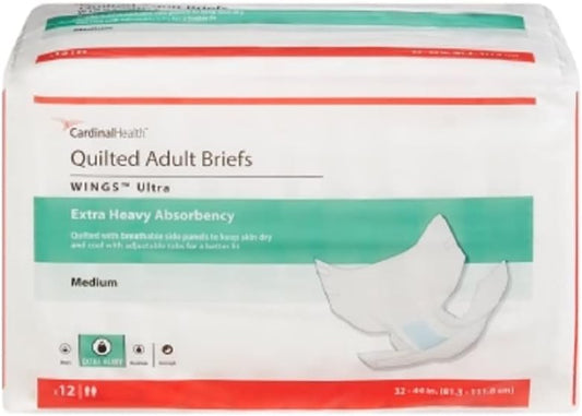 Wings Ultra Quilted Adult Briefs: Maximum Absorbency for Comfort