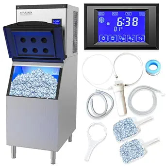 YAAKOV Commercial Ice Maker Machine 650LBS/24H for Business