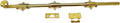 QCAA Solid Brass Dutch Door Bolt 18in Polished Brass Lacquered