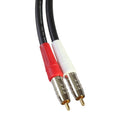 Blue Jeans Cable LC-2 Stereo Audio Cables (Black, 15 ft) - Low Noise
