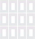 Lutron Claro Light Switch Cover Plate, 1 Gang Screwless - Clean Finish