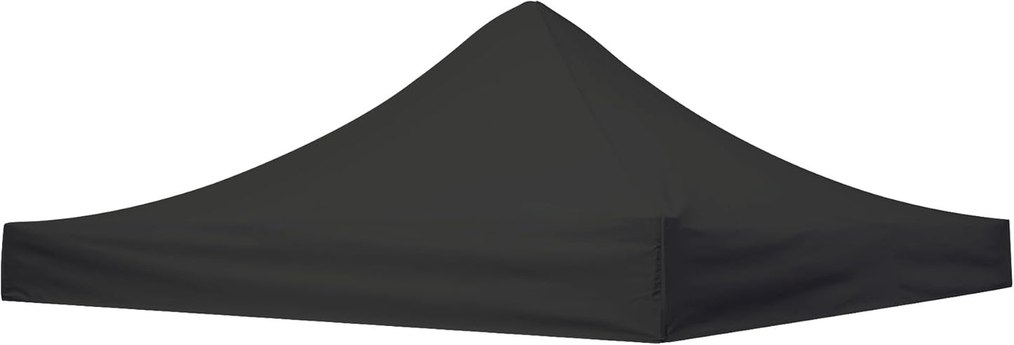 10x10 Canopy Replacement Top for Straight Leg Frame - Black