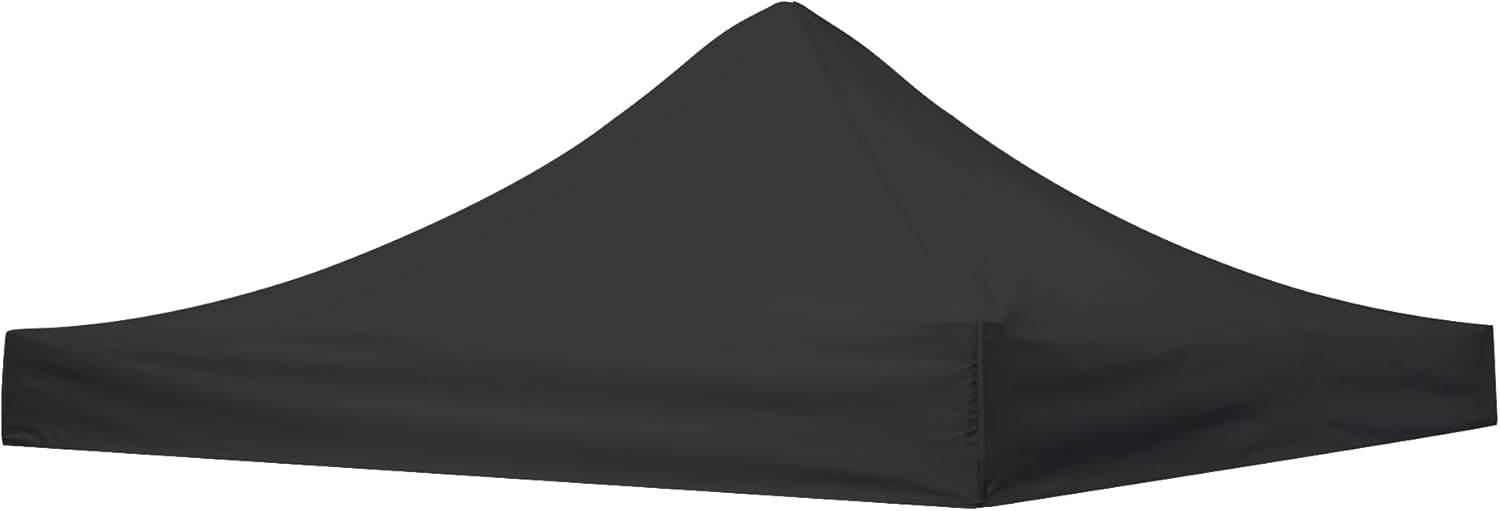 10x10 Canopy Replacement Top for Straight Leg Frame - Black