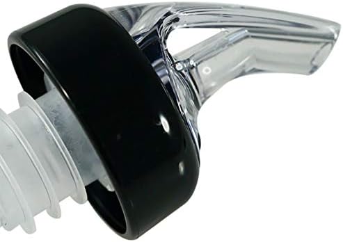 Measured Pourer - Liquor Bottle Pourers - Collared 10pk for Wine